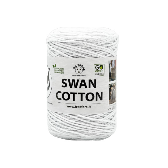 Tre Sfere Filati Cordino Swan Cotton