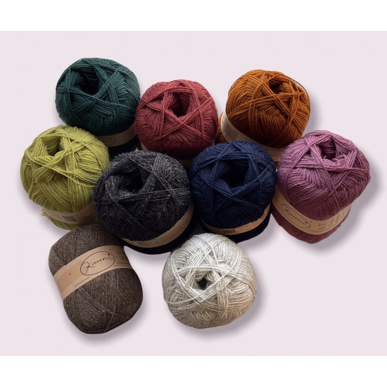 Kauni  Wool 8/2 one coloured